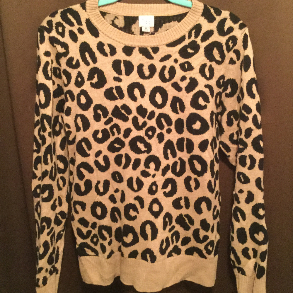 Leopard Print Sweater